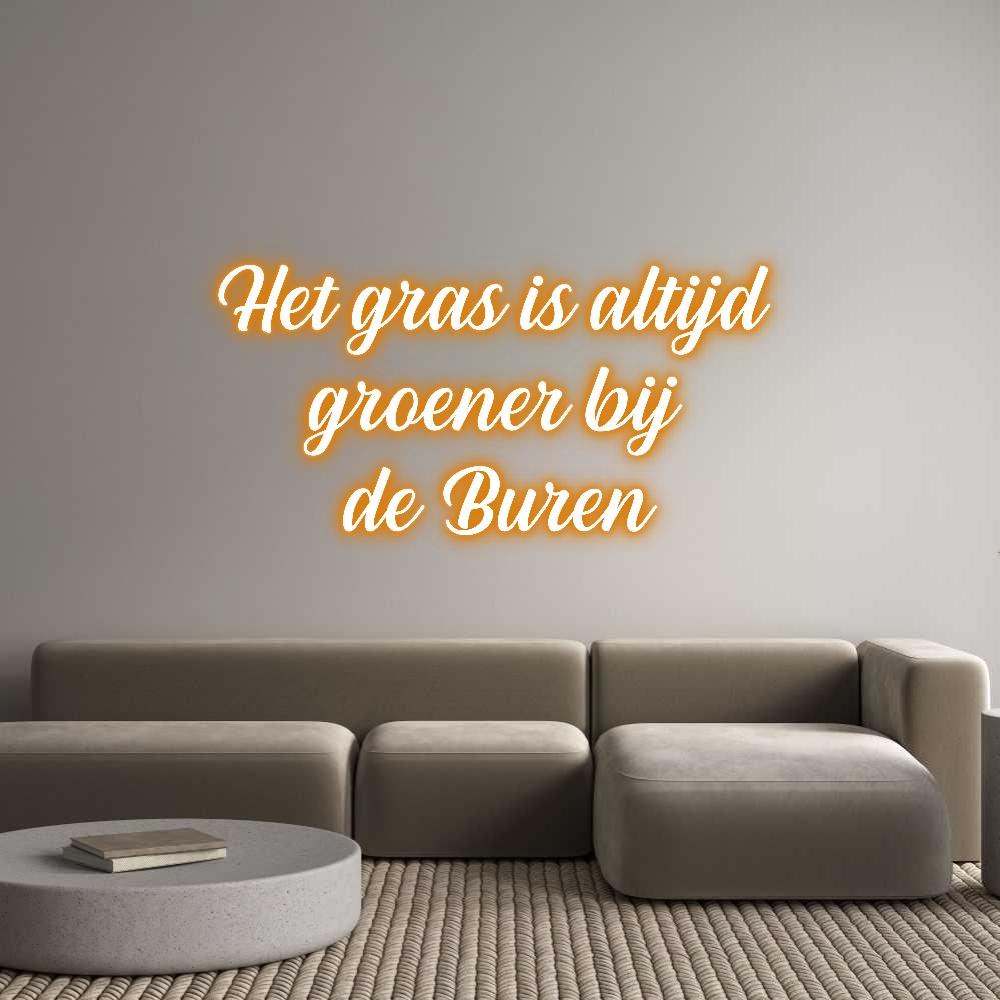 NEONSIGN: Het gras is a...