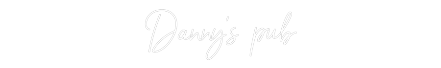 NEONSIGN: Danny's pub