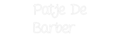 NEONSIGN: Patje De
Bar...