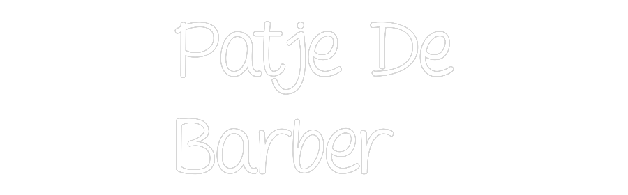 NEONSIGN: Patje De
Bar...
