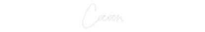 NEONSIGN: Cocoon
