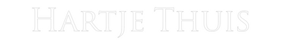 NEONSIGN: Hartje Thuis
