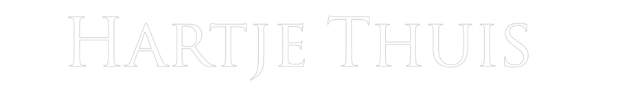 NEONSIGN: Hartje Thuis