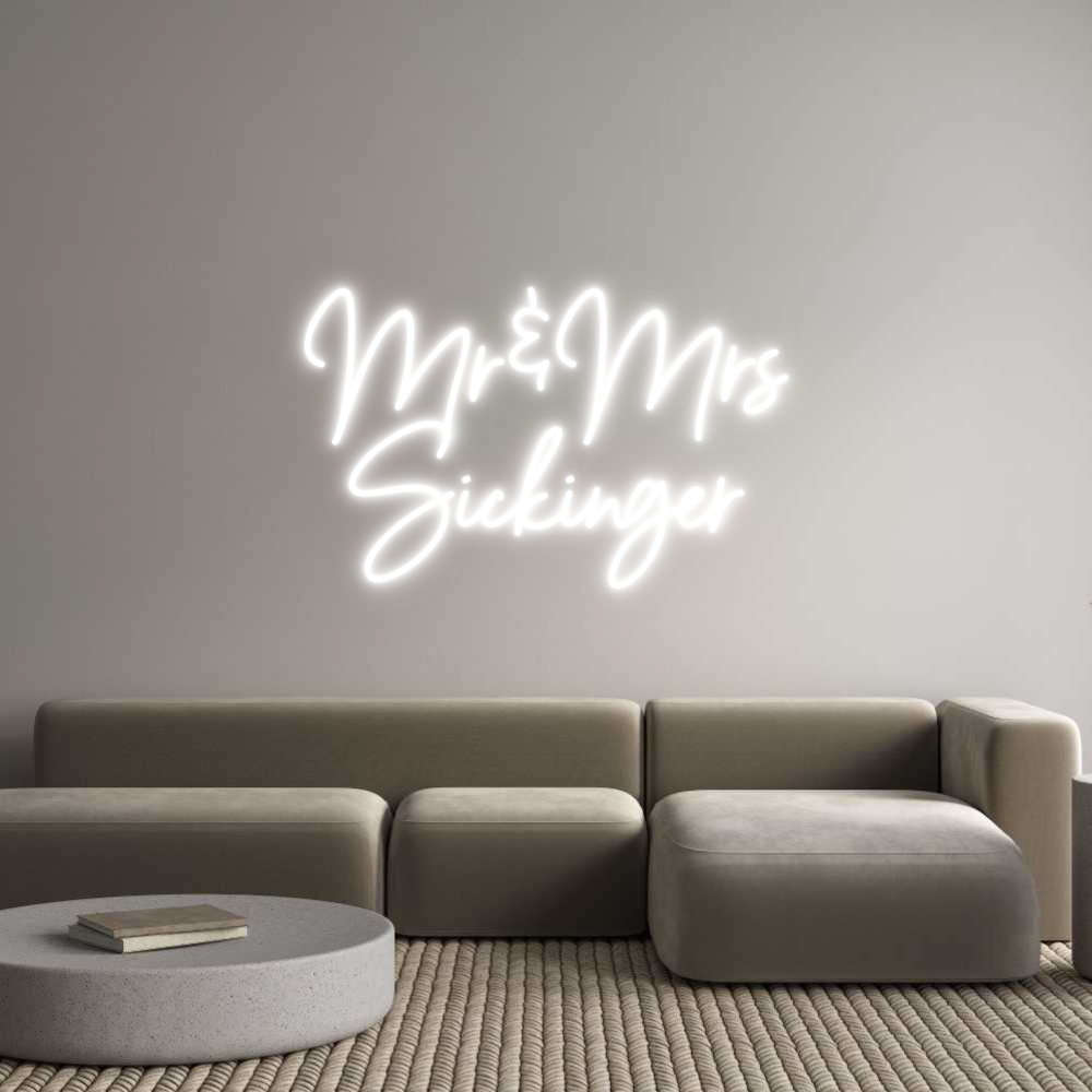 NEONSIGN: Mr&Mrs
Sicki...