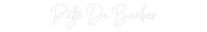 NEONSIGN: Patje De Barber