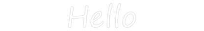 NEONSIGN: Hello