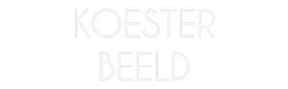 NEONSIGN: KOESTER
BEELD