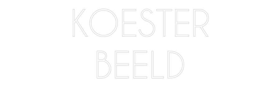 NEONSIGN: KOESTER
BEELD