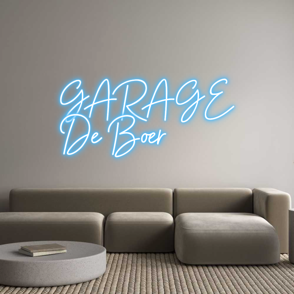 NEONSIGN: GARAGE
De Boer