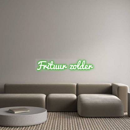 NEONSIGN: Frituur zolder
